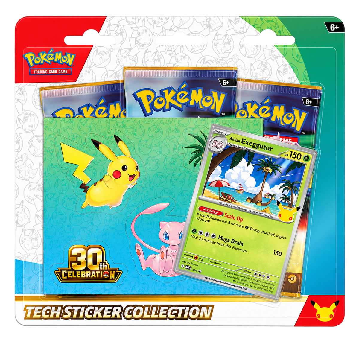 Pokémon Kártyajáték: 30. Évfordulós Gyűjtemény – Tech Matrica Gyűjtemény (Alolan Exeggutor)